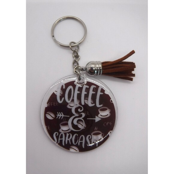 Keychains Acrylic Coffee - Picture 2 of 2